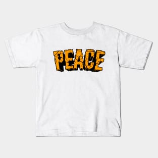 peace 3d design Kids T-Shirt